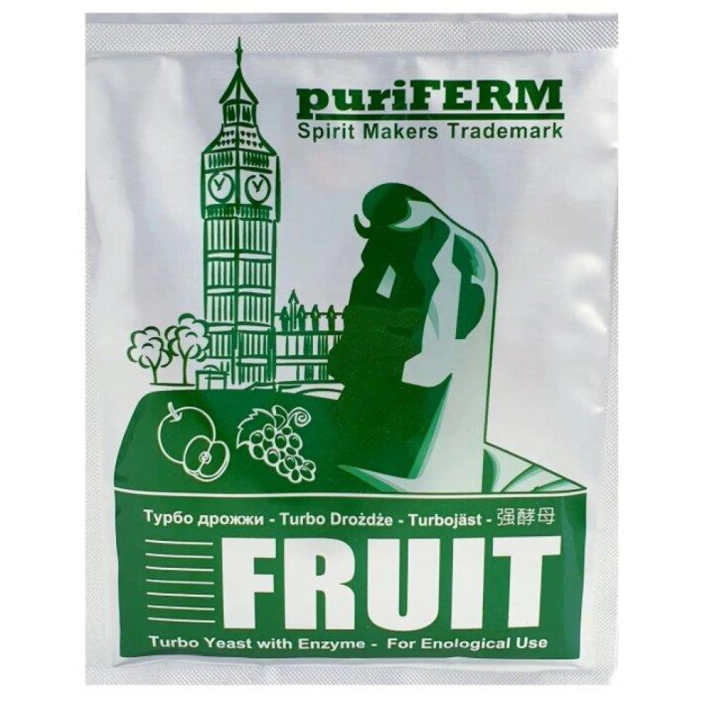 Фруктові турбо дріжджі Puriferm Fruit